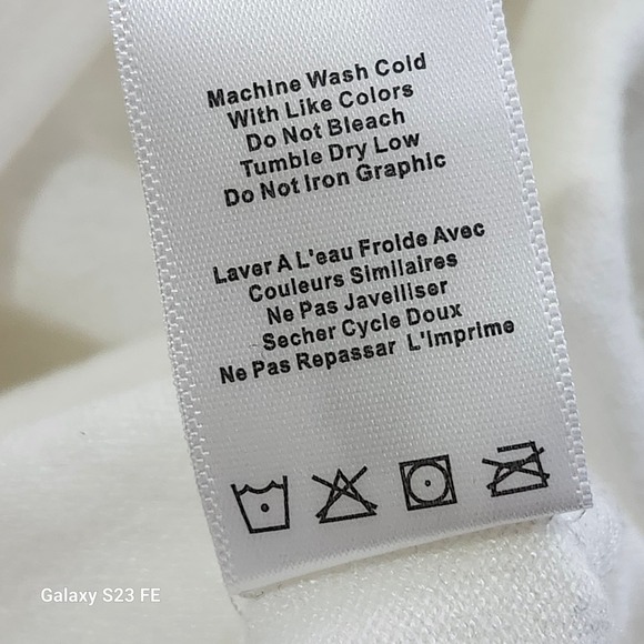 Spiritual Gangster LOVE Heart Graphic T shirt White Metallic  Women's Size Large - Picture 6 of 8